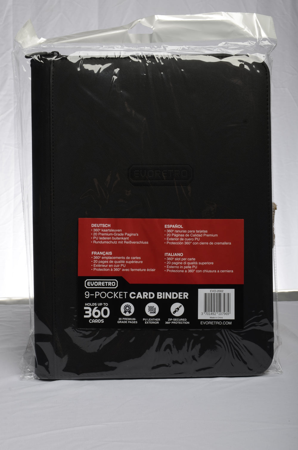 CARTABLE 360 PAGES RIGIDE NOIR