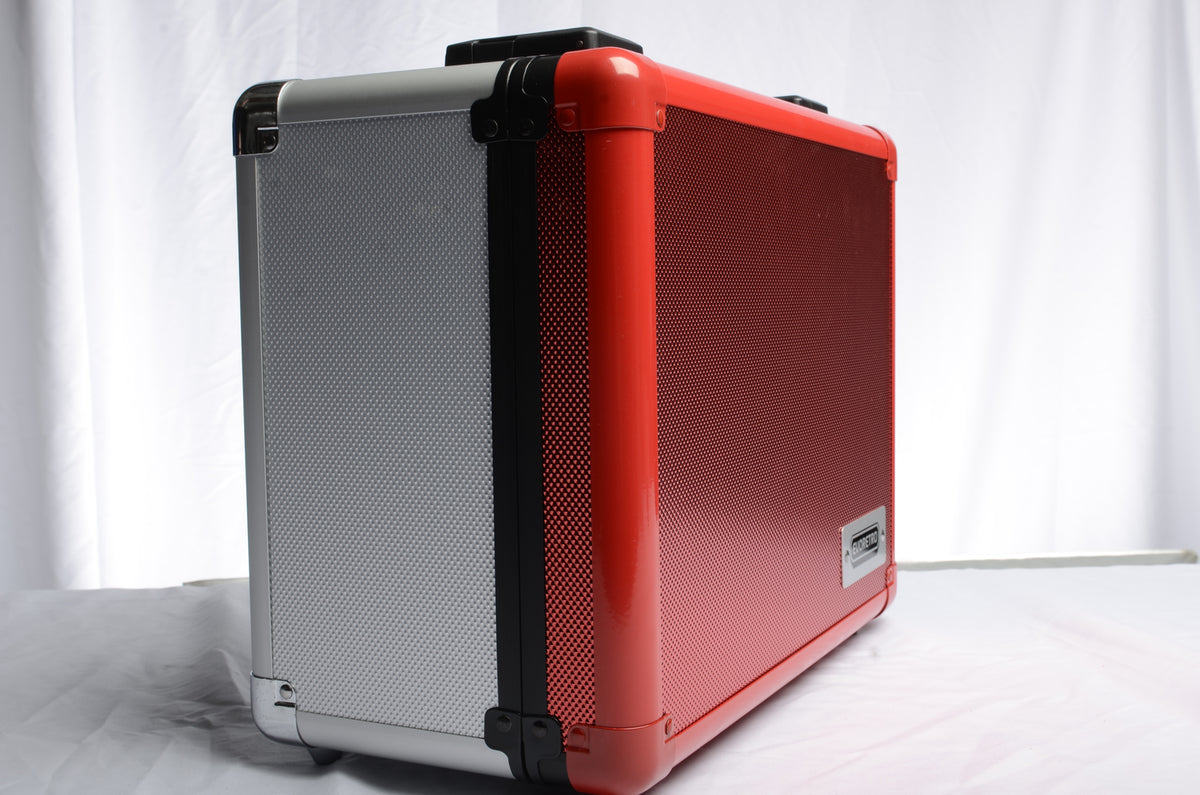 BOITIER POUR CARTES GRADEES X ROUGE/ARGENT