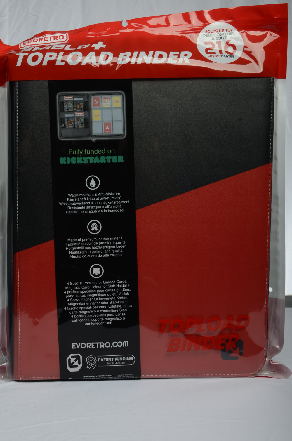 CARTABLE 216 PAGES NOIR/ROUGE